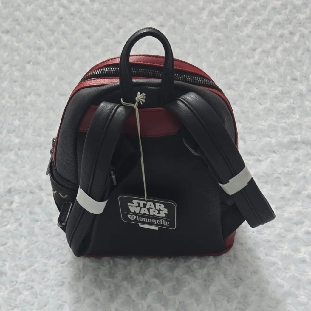 Disney Star Wars Black & Red Mini Backpack by Loungefly